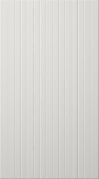 Painted door, Groove, TMU73, Arctic White