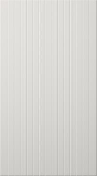 Painted door, Groove, TMU73, Arctic White