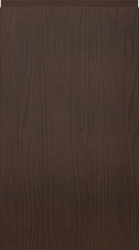 Oak door, M-Living, TP26PSY, Dark brown