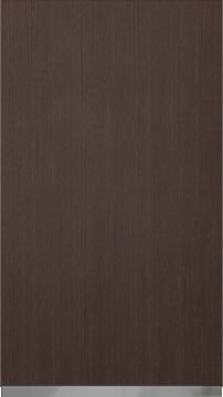 Special veneer door M-Classic TP43P4A, Dark brown (ph50 MetalGrey handle)