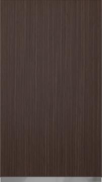 Special veneer door OakLook M-Classic TP43P4A, Dark brown (ph50 MetalGrey handle)
