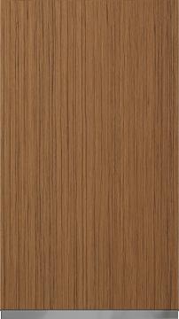 Special veneer door M-Classic TP43P4A, Oiled Teak burma (ph50 MetalGrey handle)