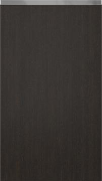 Special veneer door M-Classic TP43P4Y, Dark chocolate (ph50 MetalGrey handle)