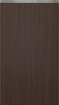 Special veneer door OakLook M-Classic TP43P4Y, Dark brown (ph50 MetalGrey handle)
