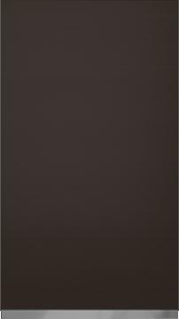 Oak door M-Classic TP43V4A, Dark chocolate (ph50 MetalGrey handle)