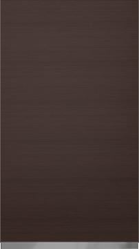Oak door M-Classic TP43V4A, Dark brown (ph50 MetalGrey handle)