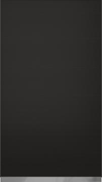 Oak door M-Classic TP43V4A, Black (ph50 MetalGrey handle)