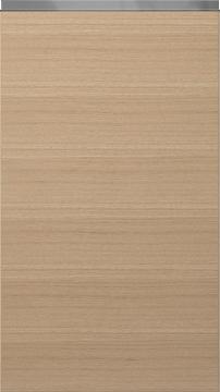 Oak door M-Classic TP43V4Y, Untreated (ph50 MetalGrey handle)