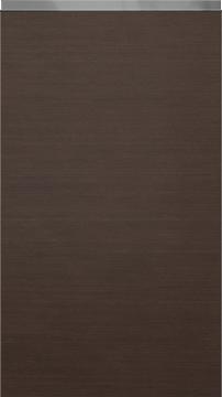 Special veneer door M-Classic TP43V4Y, Dark brown (ph50 MetalGrey handle)