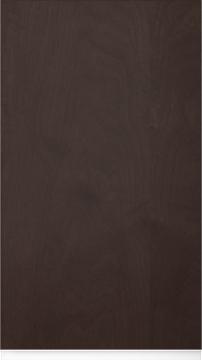 Birch door Classic TP47P4A, Dark brown (ph49 white handle)