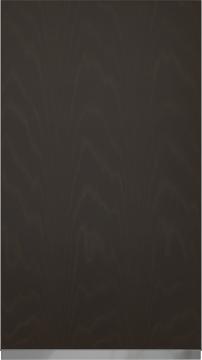 Oak door Classic TP47P4A, Dark chocolate (ph50 MetalGrey handle)