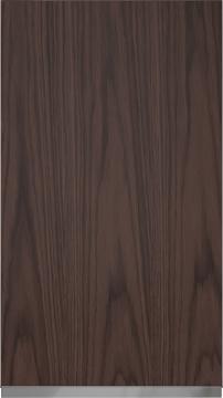 Oak door Classic TP47P4A, Hazelnut (ph50 MetalGrey handle)