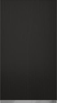 Oak door Classic TP47P4A, Black (ph50 MetalGrey handle)