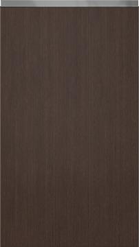 Special veneer door Classic TP47P4Y, Dark brown (ph50 MetalGrey handle)