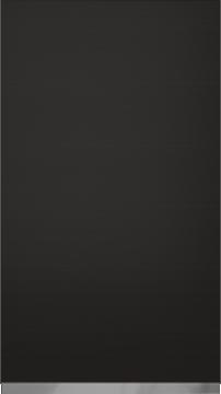 Oak door Classic TP47V4A, Black (ph50 MetalGrey handle)