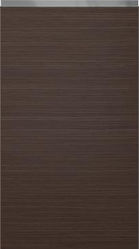 Special veneer door OakLook Classic TP47V4Y, Dark brown (ph50 MetalGrey handle)