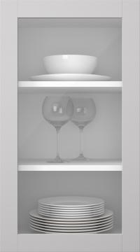 Birch door, Elegant, TP60LA, Horizon (clear glass)