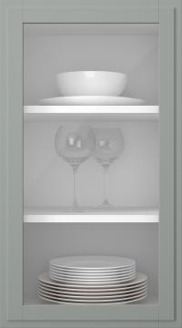 Birch door, Format, TP68LA, Sand (clear glass)