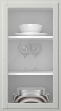 Birch door, Format, TP68LA, Clay (clear glass)