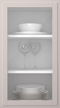 Birch door, Format, TP68LA, Lily (clear glass)