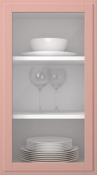 Birch door, Format, TP68LA, Coral (clear glass)