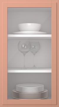 Birch door, Format, TP68LA, Peach (clear glass)