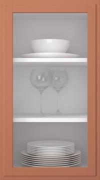 Birch door, Format, TP68LA, Brick (clear glass)