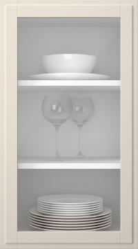 Birch door, Format, TP68LA, Vanilla Cream (clear glass)