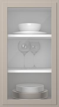 Birch door, Format, TP68LA, Cashmere (clear glass)