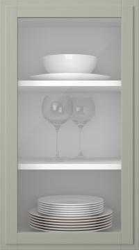 Birch door, Format, TP68LA, Olive (clear glass)