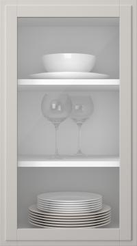 Birch door, Format, TP68LA, Shoreline (clear glass)