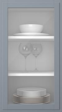 Birch door, Format, TP68LA, Blueberry (clear glass)