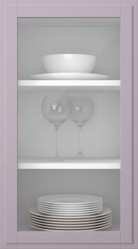 Birch door, Format, TP68LA, Lilac (clear glass)
