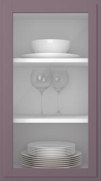Birch door, Format, TP68LA, Lavender (clear glass)