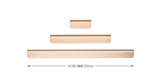 Flapp, brushed brass