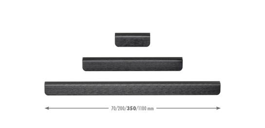 Flapp, brushed black