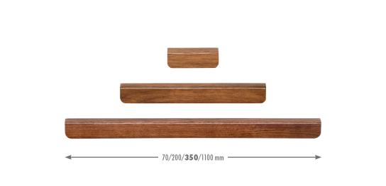 Flapp, lacquered walnut