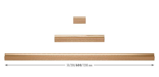 Track A, brushed brass