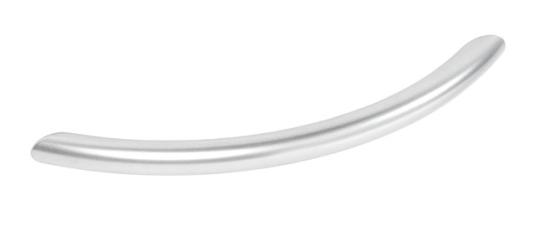 Curved metal handle Amon 128 mm chrome image 2