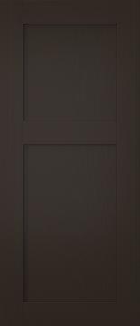 Oak door, M-Concept, WS21KPO, Dark chocolate