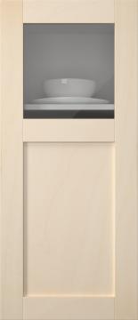 Birch door, M-Concept, WS21KPOLA, Lacquered (clear glass)