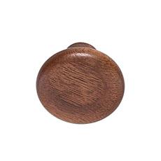 Knob Brutus, lacquered walnut