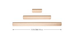 Flapp, brushed brass