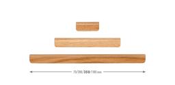 Flapp, lacquered oak