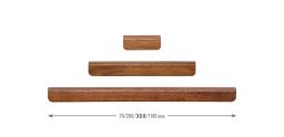 Flapp, lacquered walnut