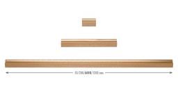Track A, brushed brass